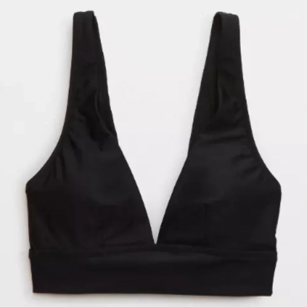 NWT Aerie Longline Plunge Triangle Bikini Swim Top